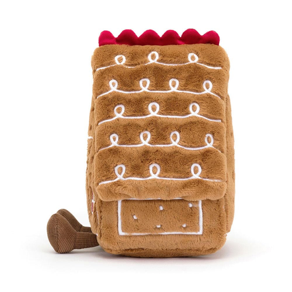 Jellycat Amuseable - Gingerbread House Soft Toy Jellycat 