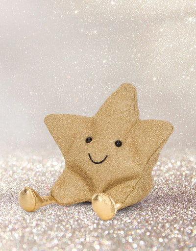 Jellycat Amuseable Gold Star Soft Toy Jellycat 