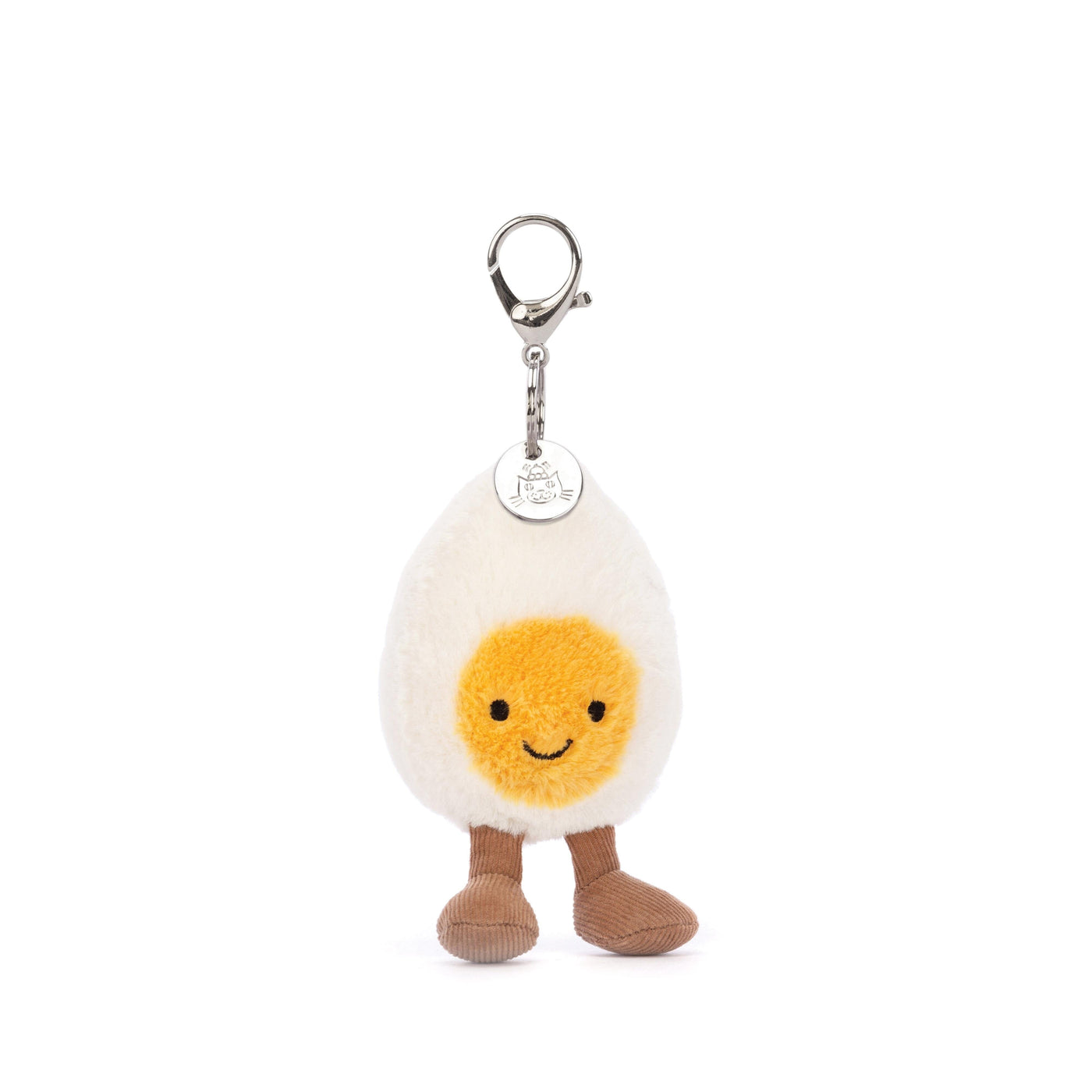Jellycat Amuseable - Happy Boiled Egg Bag Charm Soft Toy Jellycat 