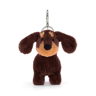 Jellycat Amuseable - Otto Sausage Dog Bag Charm Soft Toy Jellycat 