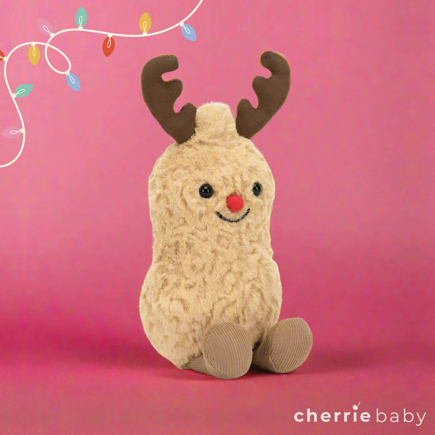 Jellycat Amuseable - Peanut Reindeer Soft Toy Jellycat 