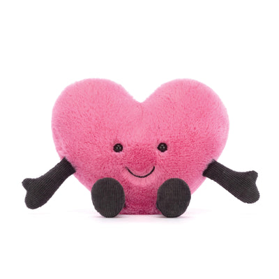 Jellycat Amuseable Pink Heart Little Soft Toy Jellycat 