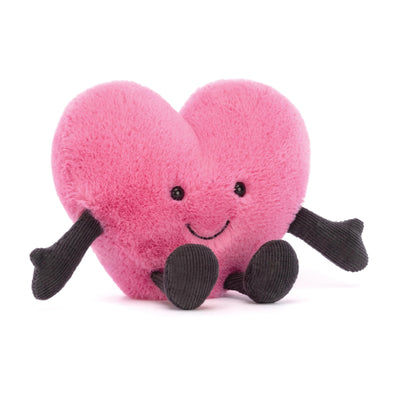 Jellycat Amuseable Pink Heart Little Soft Toy Jellycat 