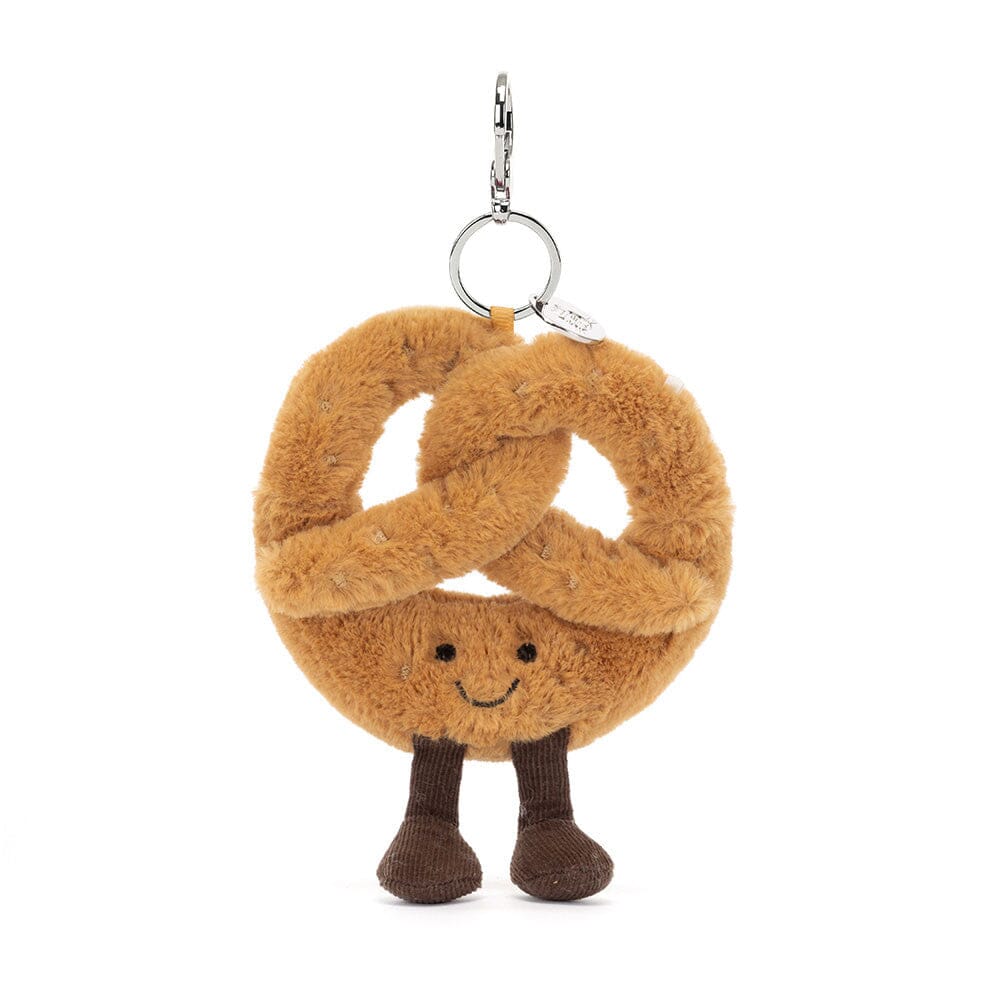 Jellycat Amuseable - Pretzel Bag Charm Soft Toy Jellycat 