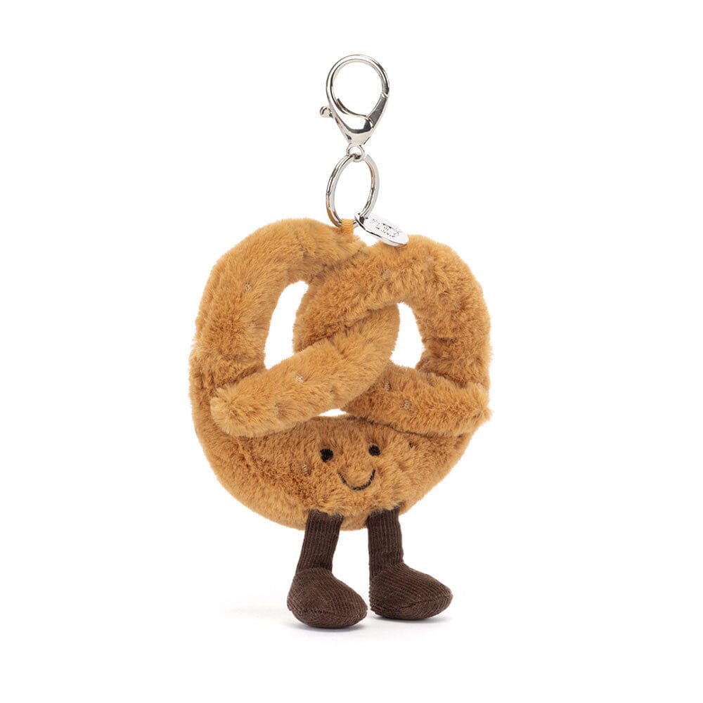 Jellycat Amuseable - Pretzel Bag Charm Soft Toy Jellycat 