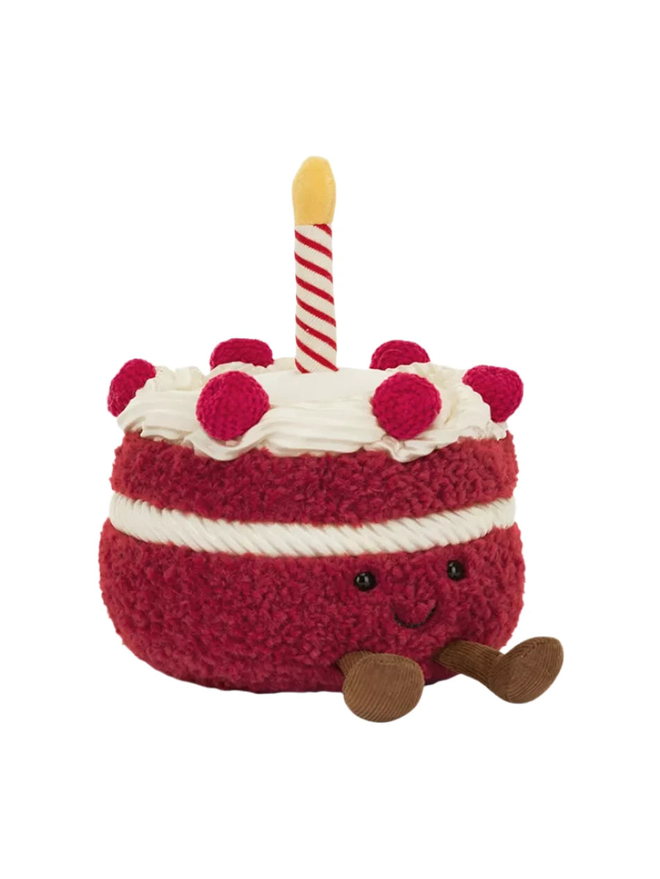 Jellycat Amuseable - Red Velvet Cake Soft Toy Jellycat 