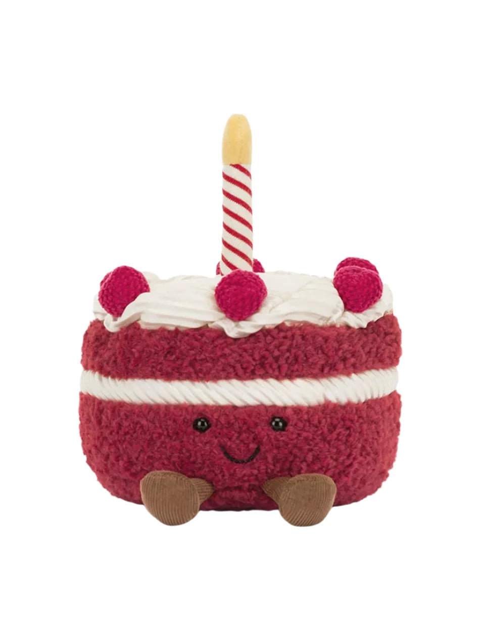 Jellycat Amuseable - Red Velvet Cake Soft Toy Jellycat 