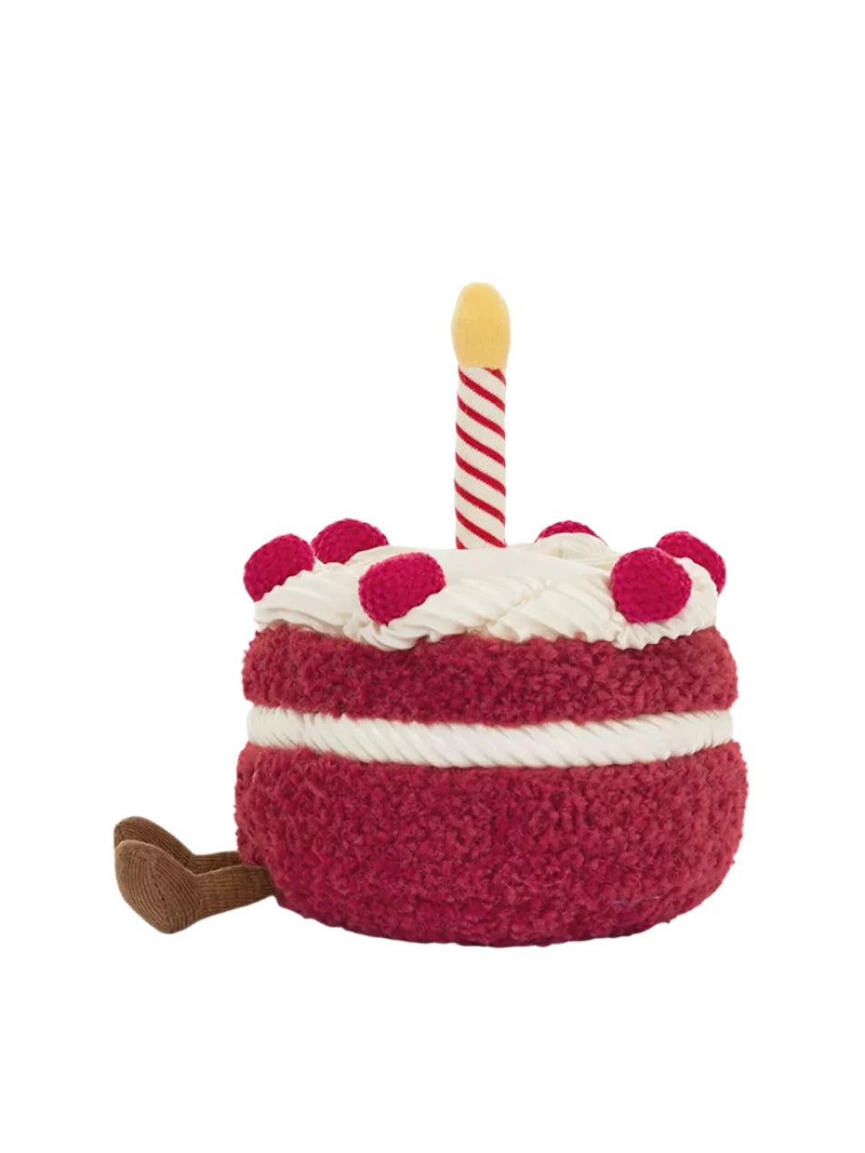 Jellycat Amuseable - Red Velvet Cake Soft Toy Jellycat 