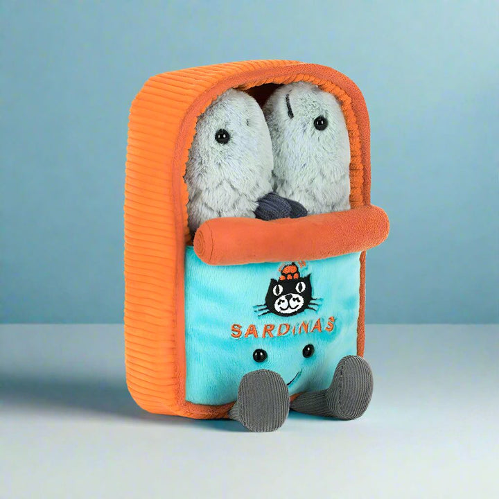 sardine tin オイルサーディン 缶詰 魚 ぬいぐるみ jellycat sardine