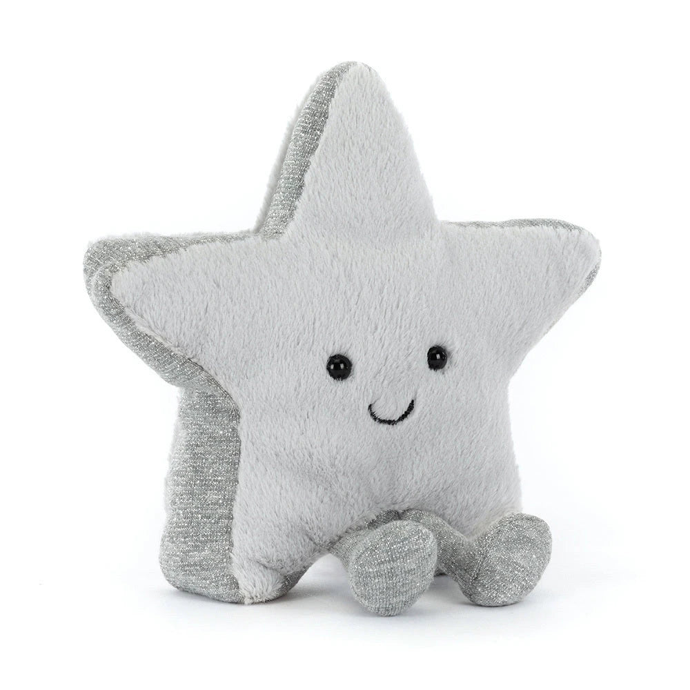 Jellycat Amuseable - Silver Star Soft Toy Jellycat 
