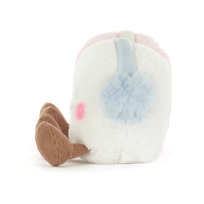 Jellycat Amuseable - Toastie Pink and White Marshmallows Soft Toy Jellycat 