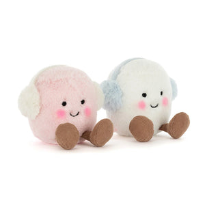 Jellycat Amuseable - Toastie Pink and White Marshmallows