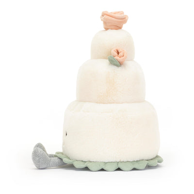 Jellycat Amuseable - Wedding Cake Soft Toy Jellycat 