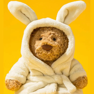 Jellycat - Bartholomew Bear Bathrobe Soft Toy Jellycat 