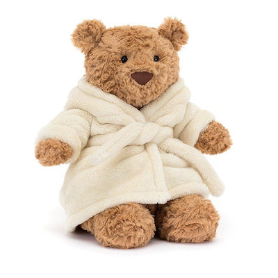 Jellycat Bartholomew Bear Bathrobe Soft Toy Jellycat 