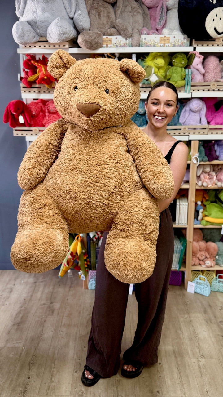  Gigantic Bartholomew Bear絶版96cm Size comparison 🐻🤎 Jellycat gigantic Bartholomew bear 96cm