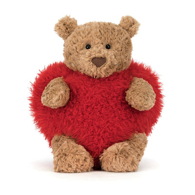 Jellycat - Bartholomew Bear Heartthrob Soft Toy Jellycat 