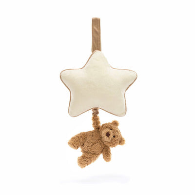 Jellycat - Bartholomew Bear Musical Pull Soft Toy Jellycat 