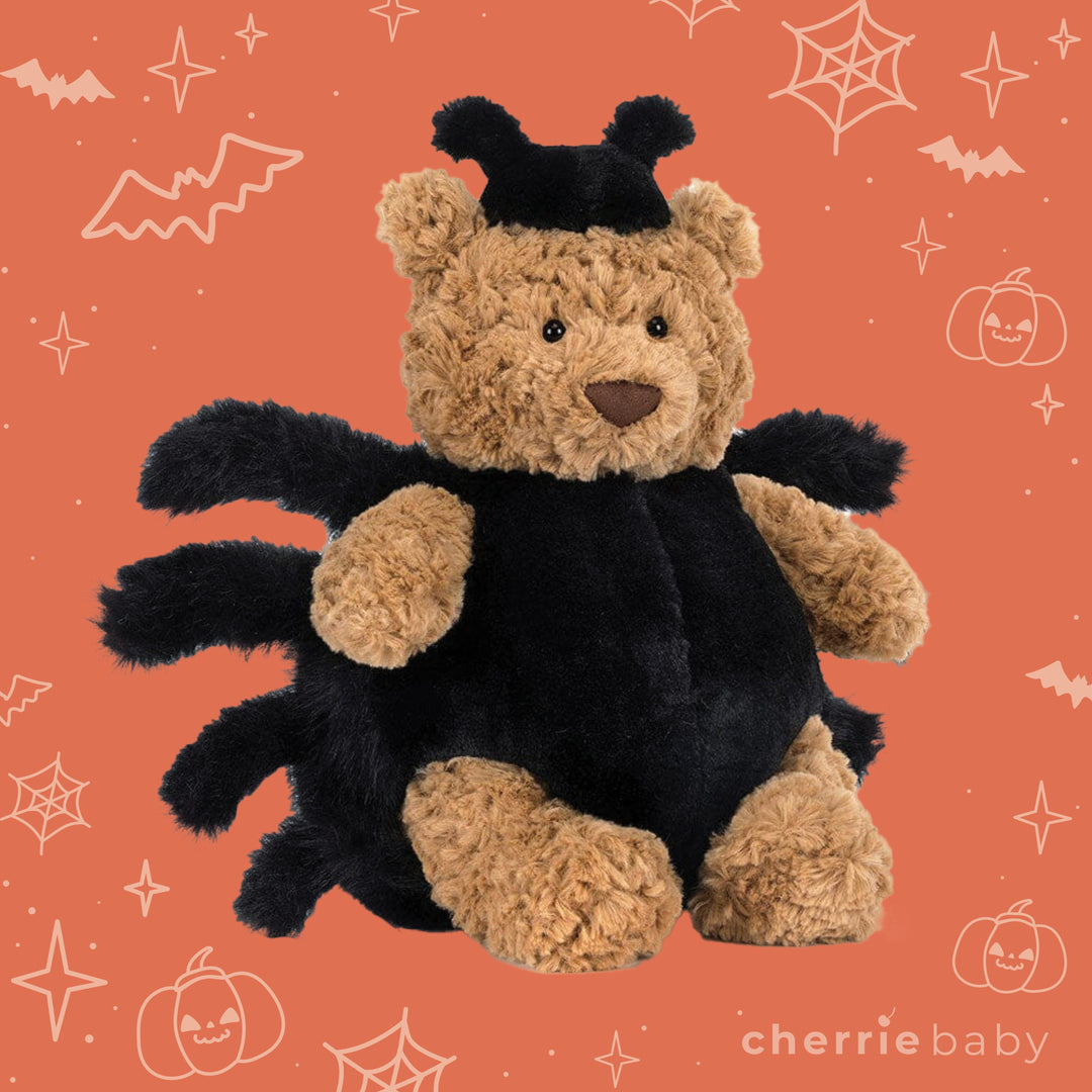Jellycat - Halloween Bartholomew Bear | Spider -Retired