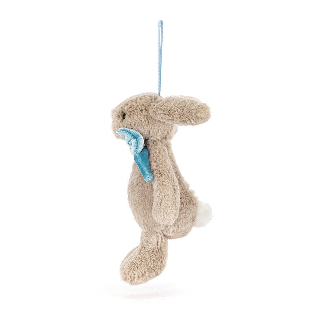Jellycat Bashful - Beige Bunny Decoration Soft Toy Jellycat 