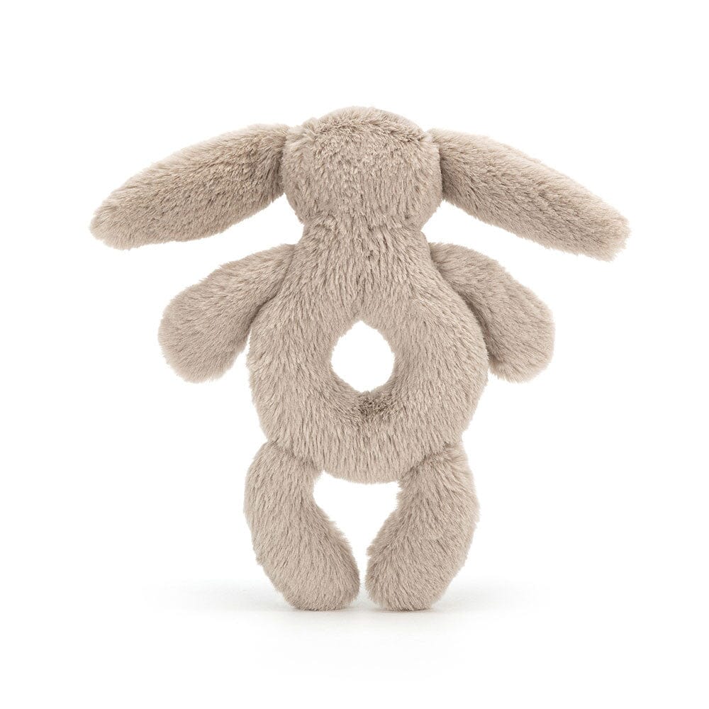 Jellycat Bashful - Beige Bunny Ring Rattle Rattle Jellycat 