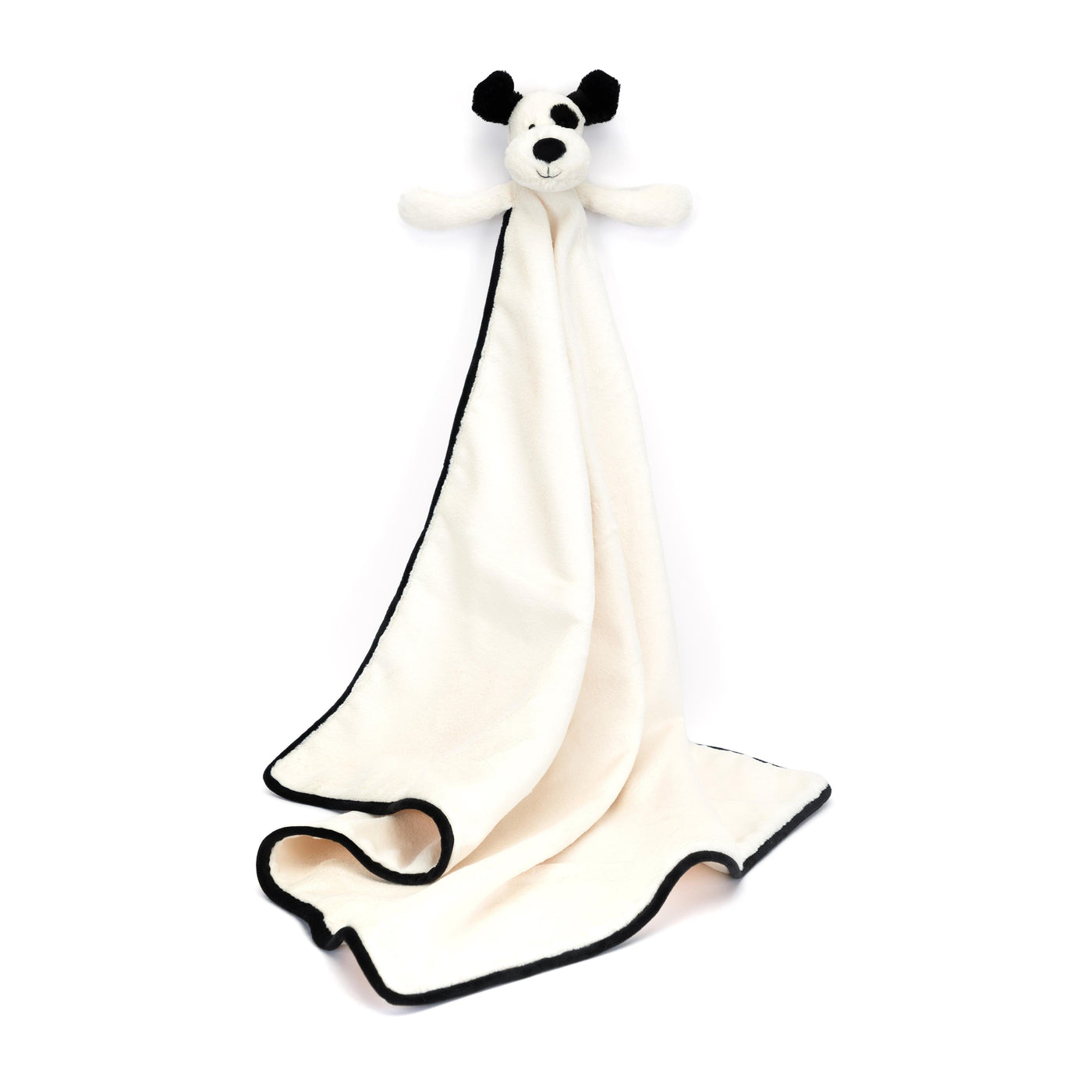 Jellycat Bashful - Black & Cream Puppy Blankie Blanket Jellycat 