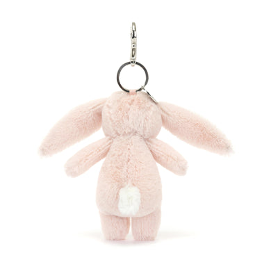 Jellycat Bashful Blossom - Blush Bunny Bag Charm Soft Toy Jellycat 