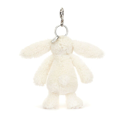 Jellycat Bashful Blossom - Cream Bunny Berry Bag Charm Soft Toy Jellycat 