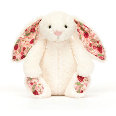 Jellycat Bashful Blossom - Cream Bunny Berry Little Soft Toy Jellycat 