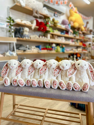 Jellycat Bashful Blossom - Cream Bunny Berry Original Soft Toy Jellycat 