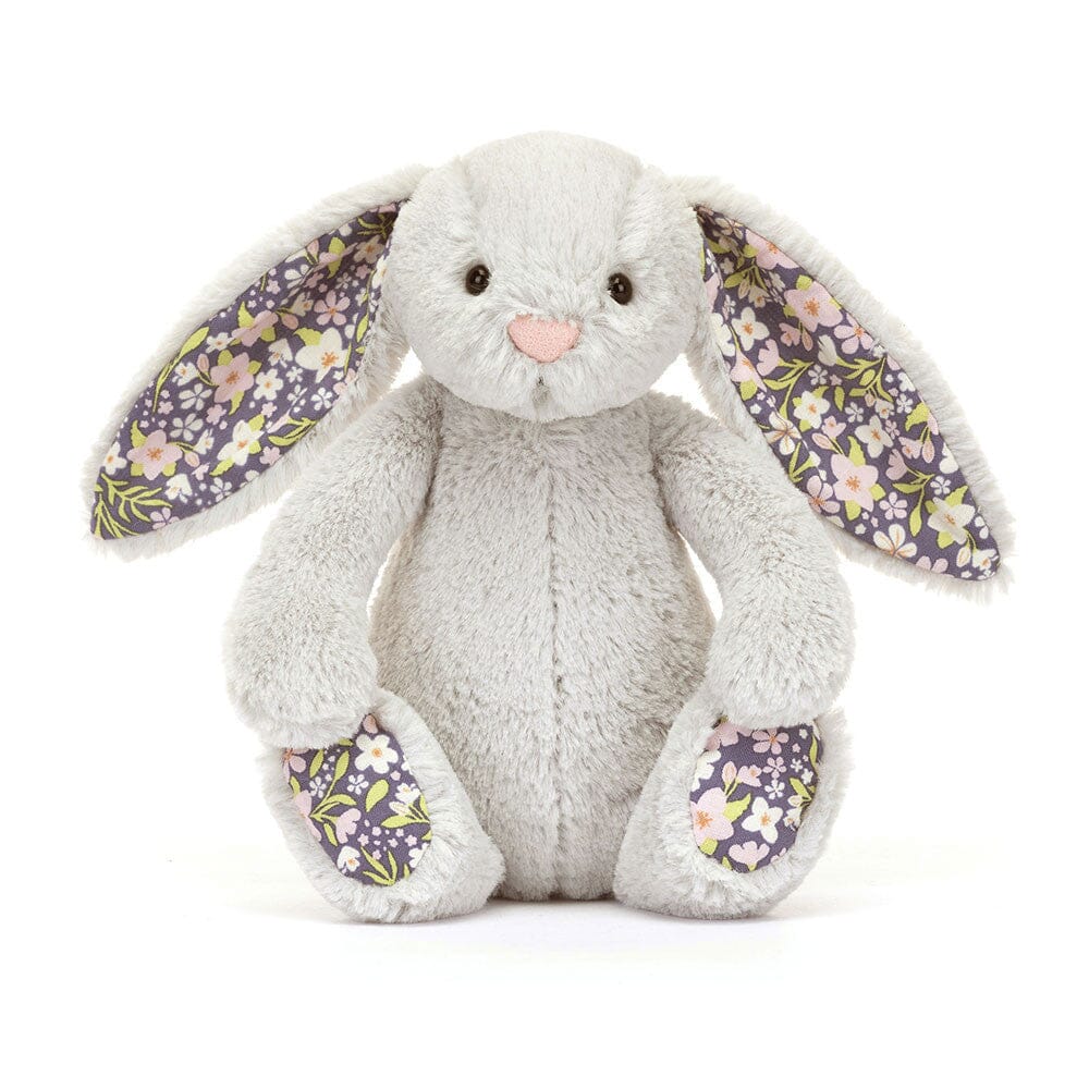 Jellycat Bashful Blossom - Silver Bunny Bloom Little Soft Toy Jellycat 