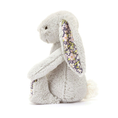 Jellycat Bashful Blossom - Silver Bunny Bloom Little Soft Toy Jellycat 