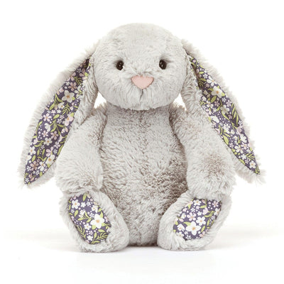 Jellycat Bashful Blossom - Silver Bunny Bloom Original Soft Toy Jellycat 