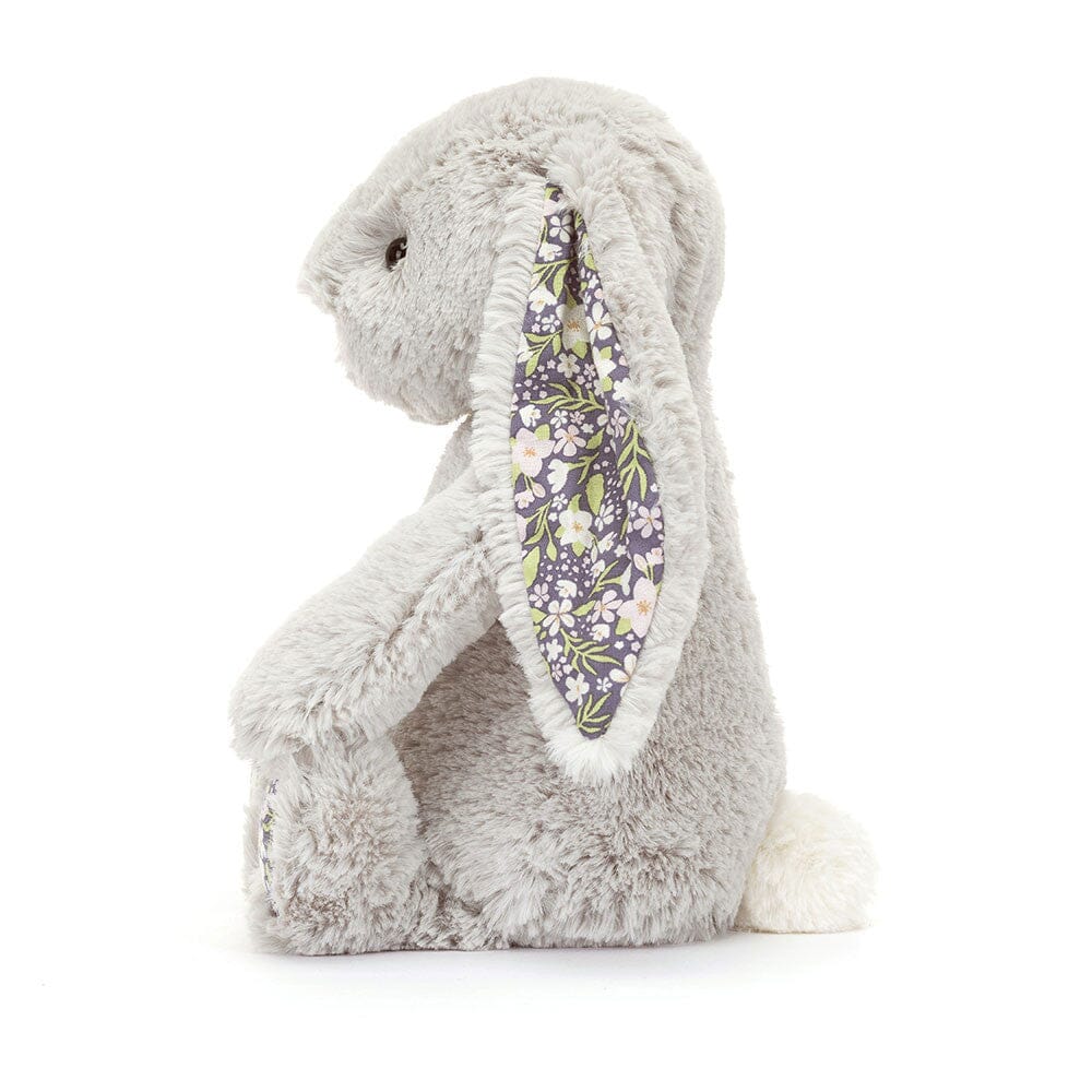 Jellycat Bashful Blossom - Silver Bunny Bloom Original Soft Toy Jellycat 