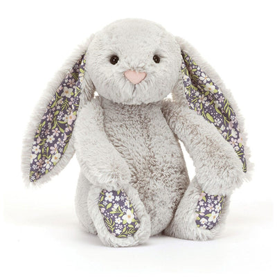 Jellycat Bashful Blossom - Silver Bunny Bloom Original Soft Toy Jellycat 