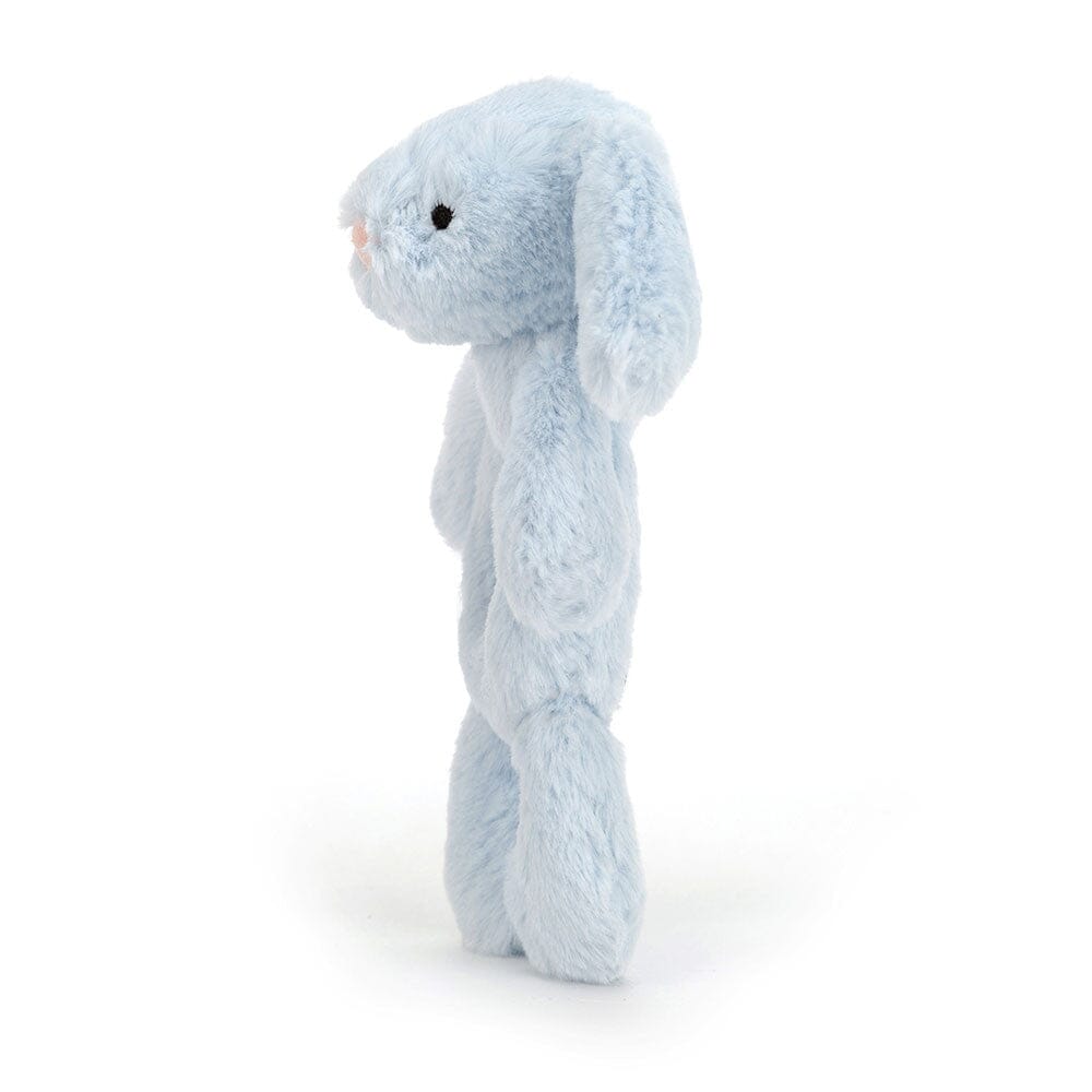 Jellycat Bashful - Blue Bunny Ring Rattle Rattle Jellycat 