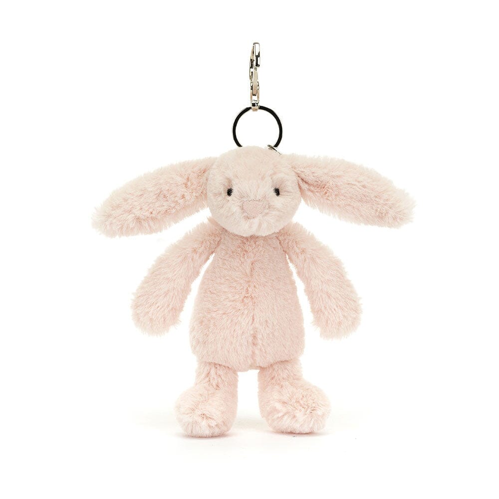 Jellycat Bashful - Blush Bunny Bag Charm Soft Toy Jellycat 