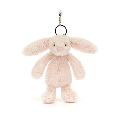 Jellycat Bashful - Blush Bunny Bag Charm Soft Toy Jellycat 