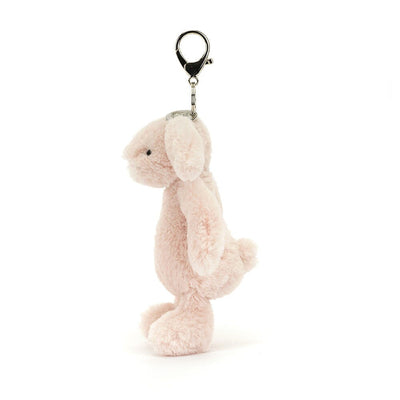 Jellycat Bashful - Blush Bunny Bag Charm Soft Toy Jellycat 