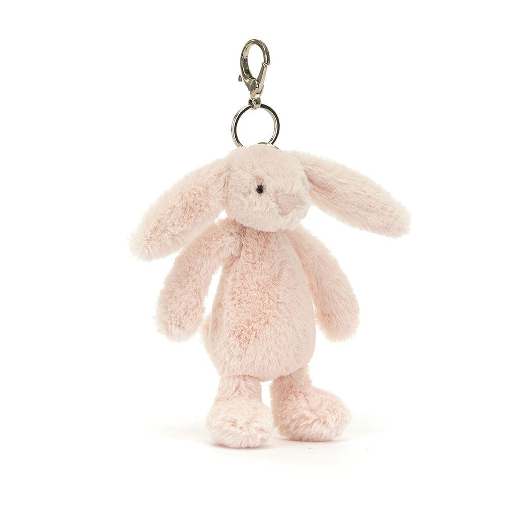 Jellycat Bashful - Blush Bunny Bag Charm Soft Toy Jellycat 