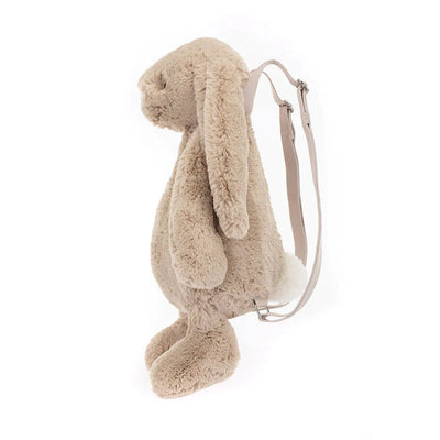 Jellycat Bashful - Bunny Beige Backpack Soft Toy Jellycat 