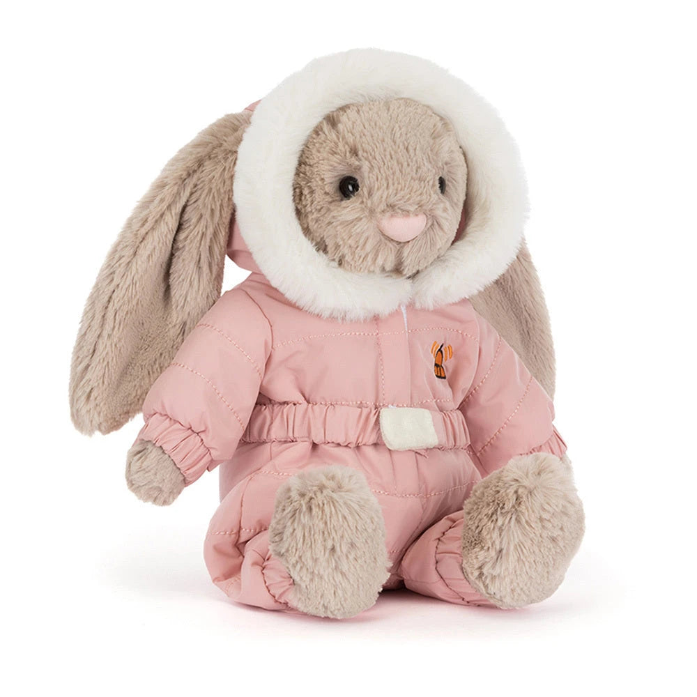 Jellycat Bashful - Bunny 'Snow Suit' Soft Toy Jellycat 