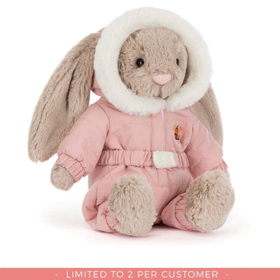 Jellycat Bashful - Bunny 'Snow Suit' Soft Toy Jellycat 