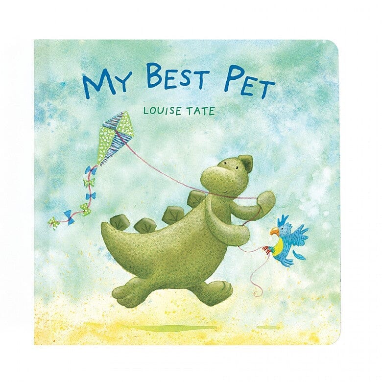 Jellycat Bashful - Dino Original + My Best Pet Book Bundle Soft Toy Jellycat 