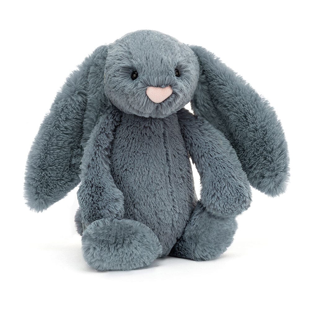 Jellycat Bashful - Dusky Blue Bunny Original (Medium) Soft Toy Jellycat 