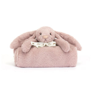 Jellycat Bashful - Luxe Bunny Rosa Blankie