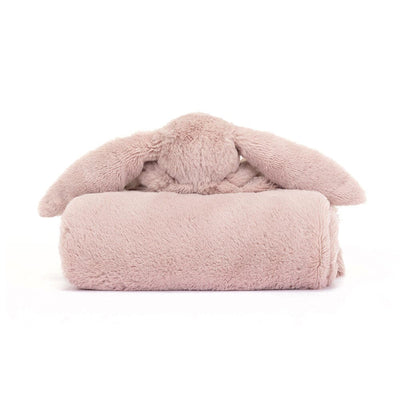 Jellycat Bashful - Luxe Bunny Rosa Blankie Blanket Jellycat 