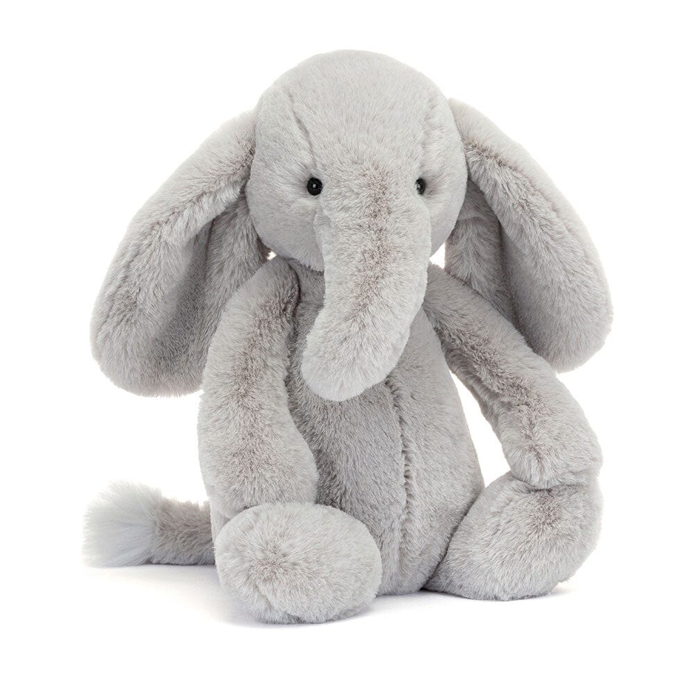 Jellycat Bashful - Luxe Elephant Thuddeus Original Soft Toy Jellycat 