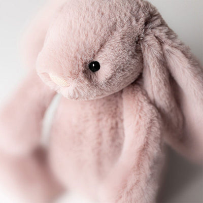 Jellycat Bashful - Luxe Rosa Bunny Original Soft Toy Jellycat 