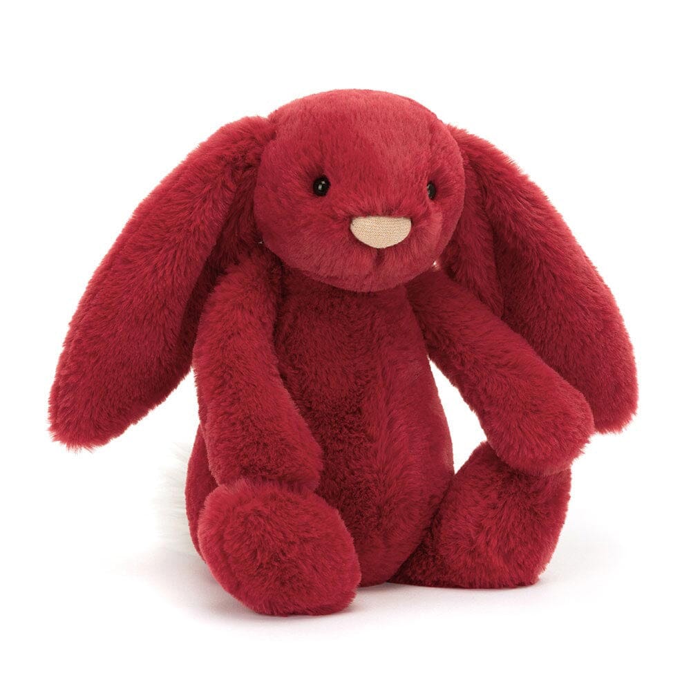 Jellycat Bashful - Luxe Scarlett Bunny Original Soft Toy Jellycat 